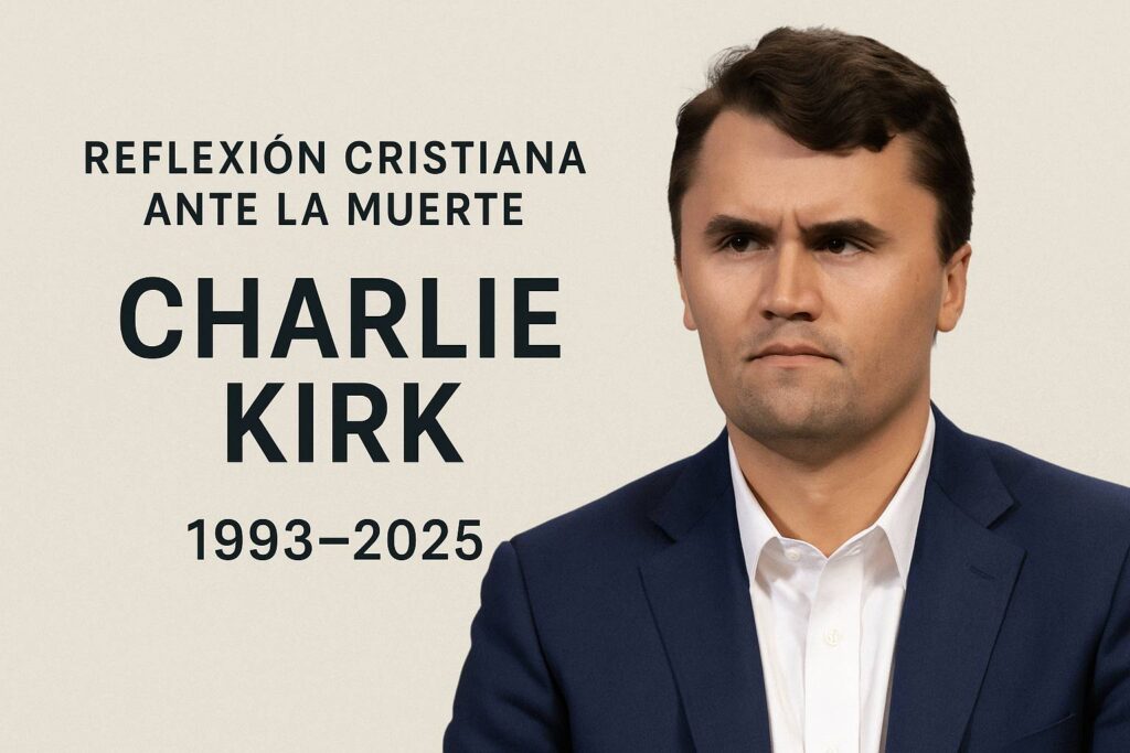 Reflexión Cristiana ante la partida de Charlie Kirk