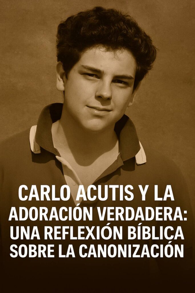 Carlo Acutis y la adoración verdadera: una reflexión bíblica sobre la canonización