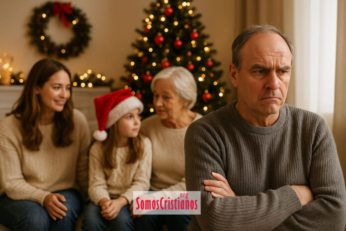 Cuando alguien en la familia no quiere celebrar la Navidad.