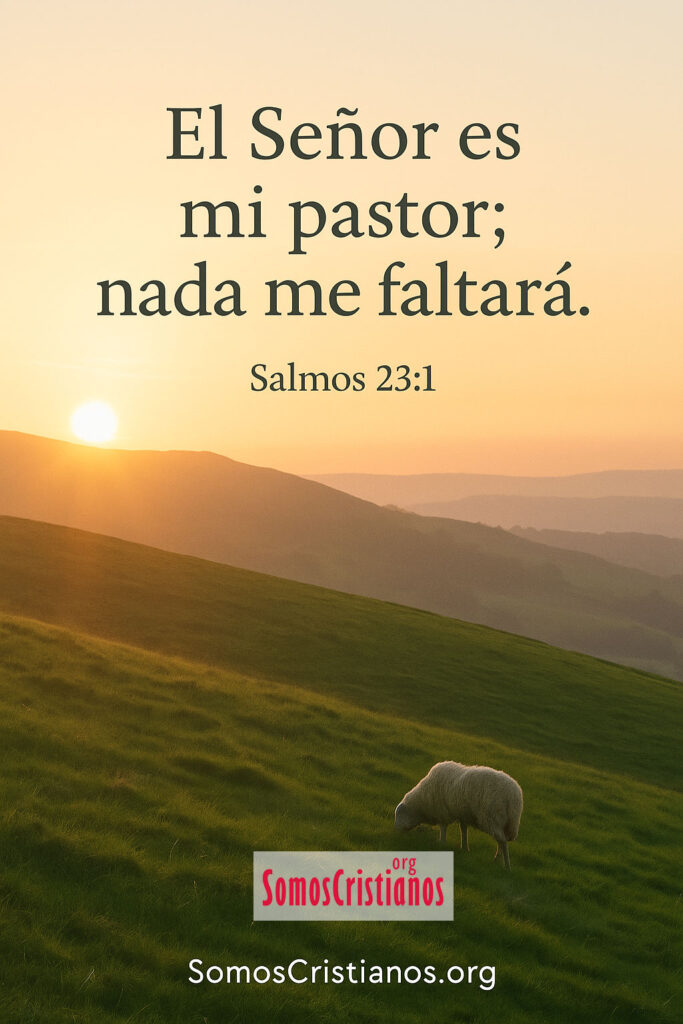 Devocional - 10 De Abril : Dios Te Sostiene Hoy. El señor es mi pastor; nada me faltará