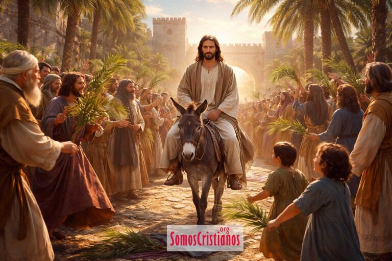 La entrada triunfante de Jesús: cuando el Rey eligió la humildad.