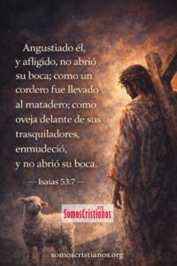 Postal De IsaĆas 53:7 Postal de isaĆas 53:7