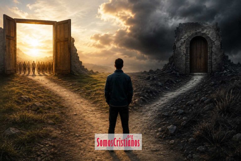 ¿Cuál puerta prefieres: perdición o salvación?